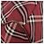 Borsa a mano Burberry Nova Check Blue Label in nylon rosso argento autentica bs34679 - vista 16