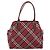 Borsa a mano Burberry Nova Check Blue Label in nylon rosso argento autentica bs34679 - vista 2