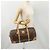 Céline Borsa Boston in tela Macadam CELINE in pelle PVC marrone oro Auth BAZ495 D'oro - vista 24