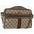 Gucci Borsa GG Supreme Web Sherry Line in PVC beige e rosso 68 02 005 Auth 176196
