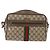 Gucci Borsa GG Supreme Web Sherry Line in PVC beige e rosso 68 02 005 Auth 176196 - vista 13