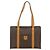 Céline Borsa tote in tela Macadam CELINE in pelle PVC marrone oro Auth ka4146 D'oro - vista 13