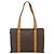 Céline Borsa tote in tela Macadam CELINE in pelle PVC marrone oro Auth ka4146 D'oro - vista 2