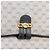 Gucci Borsa a Spalla Micro GG Supreme PVC Navy Gold 001 406 1780 Auth 175726 D'oro Blu navy - vista 18