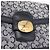 16 Céline Borsa a Spalla Celine C Sulky in Tela Blu Navy e Oro Auth 176184A D'oro - vista 17