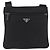 Borsa a Spalla PRADA Nylon Nero Argento Autentica ep14418A - vista 13