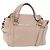 Chloé Borsa a mano Chloe in pelle 2 vie beige oro Auth BA12288A D'oro