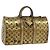Keepall LOUIS VUITTON Poids de papier Motif métal Or LV Auth 176750A Doré