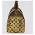 Keepall LOUIS VUITTON Poids de papier Motif métal Or LV Auth 176750A Doré - vue 4