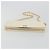 CHANEL Matelassé Schultertasche aus Lammleder Weiß Gold CC Auth BA12264 Golden - Ansicht 5