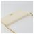 CHANEL Matelassé Schultertasche aus Lammleder Weiß Gold CC Auth BA12264 Golden - Ansicht 6