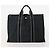 Hermès HERMES Borsa Fourre Tout MM in tela 3 pezzi Grigio Nero Beige Auth 175804 Marrone - vista 18