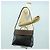 LOEWE Velazquez Borsa a Mano in Pelle 2 in 1 Marrone Oro Nero Auth am11389V D'oro - vista 27