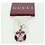 GUCCI GG Charm per Borsa Gufo in Pelle Embossata Pelle Rosa Oro Auth bs34758M D'oro - vista 11