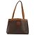 Céline Borsa tote in tela Macadam CELINE in pelle PVC marrone oro Auth bs34713 D'oro - vista 13