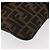 Borsa a Spalla in Tela Zucca FENDI Nera Marrone Auth 177159A Nero - vista 14