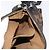 Borsa a Spalla in Tela Zucca FENDI Nera Marrone Auth 177159A Nero - vista 22