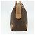 Céline Borsa Boston in tela Macadam CELINE in pelle PVC marrone oro Auth ep14259A D'oro - vista 4