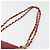 CHANEL Borsa a Spalla Matelassé in Pelle di Agnello Rossa Oro CC Auth 176873 Rosso D'oro - vista 14