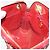 CHANEL Borsa a Spalla Matelassé in Pelle di Agnello Rossa Oro CC Auth 176873 Rosso D'oro - vista 19