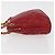 CHANEL Borsa a Spalla Matelassé in Pelle di Agnello Rossa Oro CC Auth 176873 Rosso D'oro - vista 4