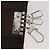 Pochette in tela e pelle Burberry Nova Check 3 pezzi Beige Nero Auth ti3893 - vista 21
