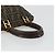 Borsa a mano in tela Zucca FENDI nera e marrone Auth bs34607 Nero - vista 7
