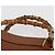 Borsa a mano in pelle Gucci Bamboo marrone oro 002 123 0260 Auth ep14063 D'oro - vista 8