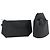 LOUIS VUITTON Epi Sherwood Sac Depaul Pouch 2 Set Nero LV Auth ka4153