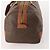 Céline CELINE Macadam Canvas Boston Tasche aus PVC-Leder in Braun-Gold Auth 176038A Golden - Ansicht 3