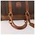 Céline CELINE Macadam Canvas Boston Tasche aus PVC-Leder in Braun-Gold Auth 176038A Golden - Ansicht 7