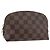 LOUIS VUITTON Pochette Cosmética PM Damier Ebene N47516 Auth LV 176763