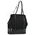 PRADA Borsa a mano in nylon nero argento Auth bs34484