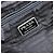 PRADA Borsa a mano in nylon nero argento Auth bs34484 - vista 17
