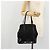 PRADA Borsa a mano in nylon nero argento Auth bs34484 - vista 22