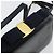 Borsa a Spalla Vala in Pelle Blu Navy e Oro Salvatore Ferragamo Auth ka4099 D'oro - vista 19