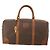 Céline Borsa Boston in tela Macadam CELINE in pelle PVC marrone e oro Auth ti3843 D'oro - vista 13