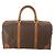Céline Borsa Boston in tela Macadam CELINE in pelle PVC marrone e oro Auth ti3843 D'oro - vista 2