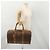 Céline Borsa Boston in tela Macadam CELINE in pelle PVC marrone e oro Auth ti3843 D'oro - vista 26