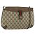 Borsa Sherry Line GG Supreme Web di GUCCI in PVC Beige Rosso 904 02 026 Auth 176680