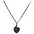 Collana in metallo CHANEL COCO Mark nera CC Auth 176078A Nero