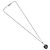 Collana in metallo CHANEL COCO Mark nera CC Auth 176078A Nero - vista 2