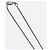 Collana in metallo CHANEL COCO Mark nera CC Auth 176078A Nero - vista 8