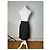 Vintage BALENCIAGA Boucle Wollrock Anthrazit Grau M - Ansicht 3