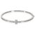 Tiffany & Co Bracciale a cerniera stretto Tiffany T in oro bianco e diamanti Tiffany