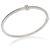 Tiffany & Co Bracciale a cerniera stretto Tiffany T in oro bianco e diamanti Tiffany - vista 2
