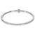 Tiffany & Co Bracciale a cerniera stretto Tiffany T in oro bianco e diamanti Tiffany - vista 4