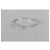 Tiffany & Co Bracciale a cerniera stretto Tiffany T in oro bianco e diamanti Tiffany - vista 7