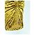 Falda de terciopelo dorada Rebecca Minkoff con fruncido Dorado Mostaza - vista 9
