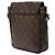 Borsa a tracolla Louis Vuitton Monogram Macassar Bass PM Marrone Nero - vista 2